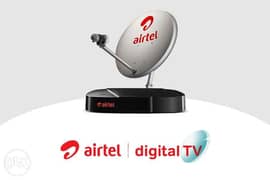 Airtel hd receiver with 5 month package & installation 0