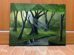Forest Oil Painting 0