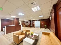 24 SQM FULLY FURNISHED SERVICED OFFICE AVAILABLE IN AL SADD 0
