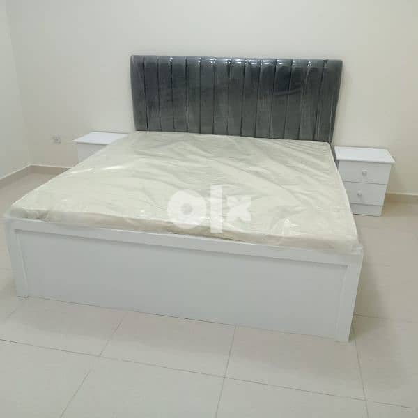 New Wooden design bed local made available. 5