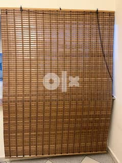 Wooden curtain –Size 200cm X150cm-Good condition-Brought from Home cen 0