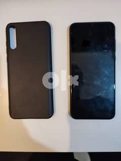New condition Huawei Y8p black 128GB with Cover 0