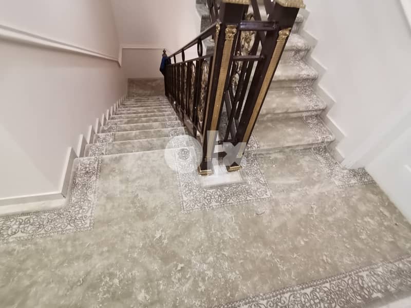 Stairs carpets in qatar /سجاد الدرج 11