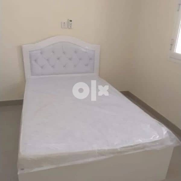 single bed with mattress local made wooden 1