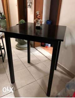 Black Wood Long Table (CHAIRS NOT INCLUDED) 0