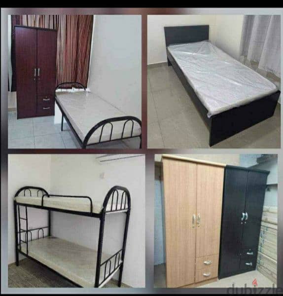 all brand new mattress And bed cabinet sale call me 2