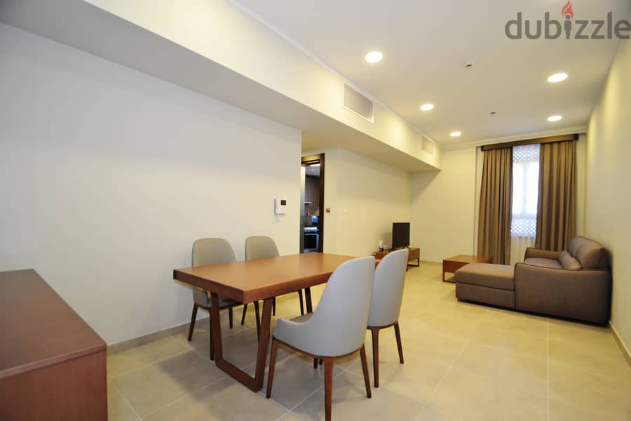 Type-01 Brand new furnished 2-bedroom apartment in Fox Hills, Lusail 2