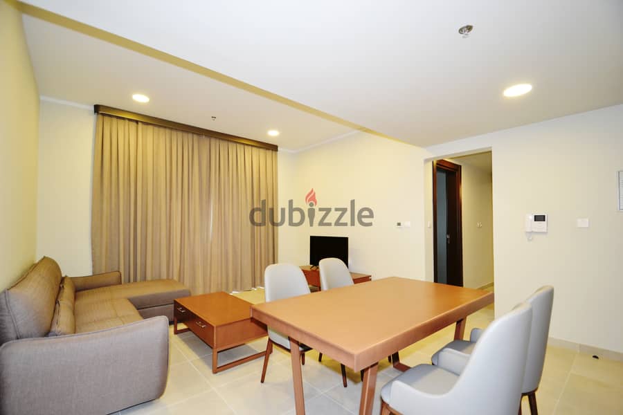 Type-09 Brand new furnished 1-bedroom apartment in Fox Hills, Lusail. 4