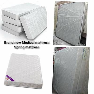 brand new madical mattress And bed cabinet sale