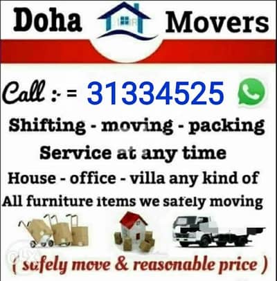 shifting And moving packing services