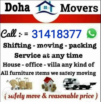 shifting And moving packing services