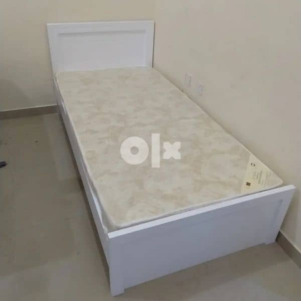 Brand New Bed With Mattress Wooden Local Made 1