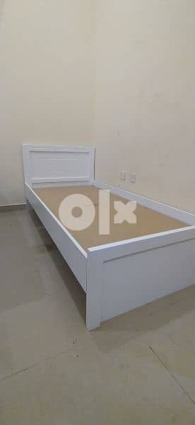 Brand New Bed With Mattress Wooden Local Made 4