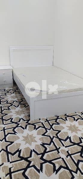 Brand New Bed With Mattress Wooden Local Made 9