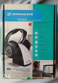 Sennheiser On-Ear Wireless RF Headphones with Charging Cradle 0