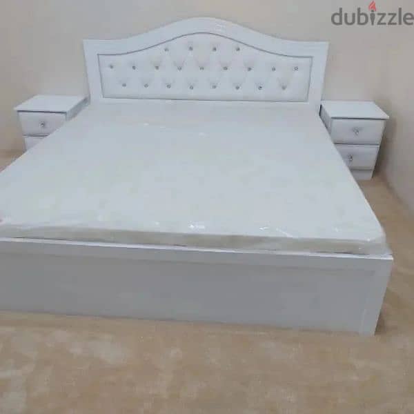 Brand New wooden bed with mattress 5