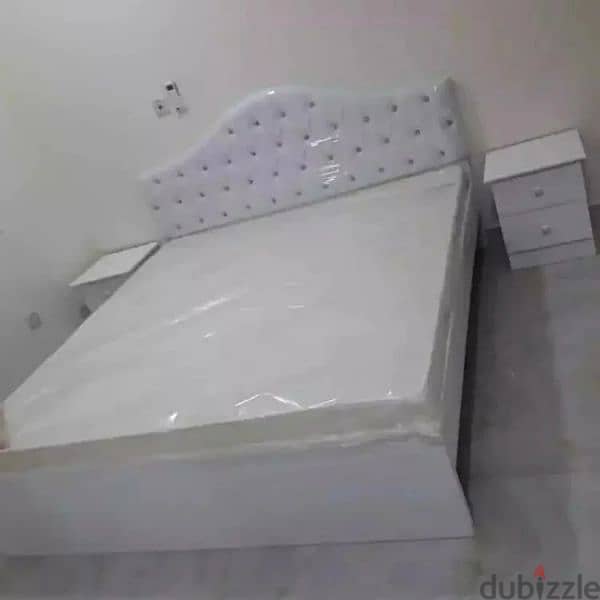 Brand New wooden bed with mattress 9