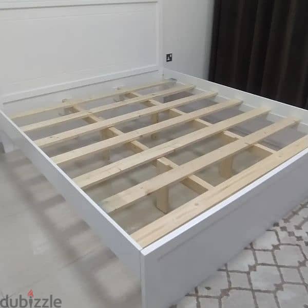 Brand New wooden bed with mattress 10