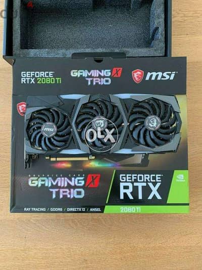 NEW MSI RTX 2080 TI Gaming X Trio