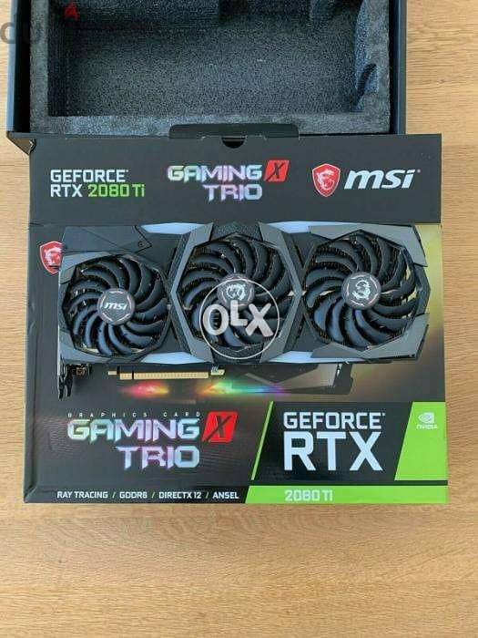 NEW MSI RTX 2080 TI Gaming X Trio 0