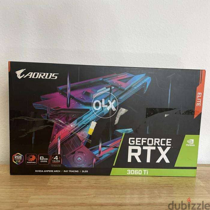 NEW Gigabyte - Nvidia GeForce RTX 3060 Ti Aorus Eagle 8G 0