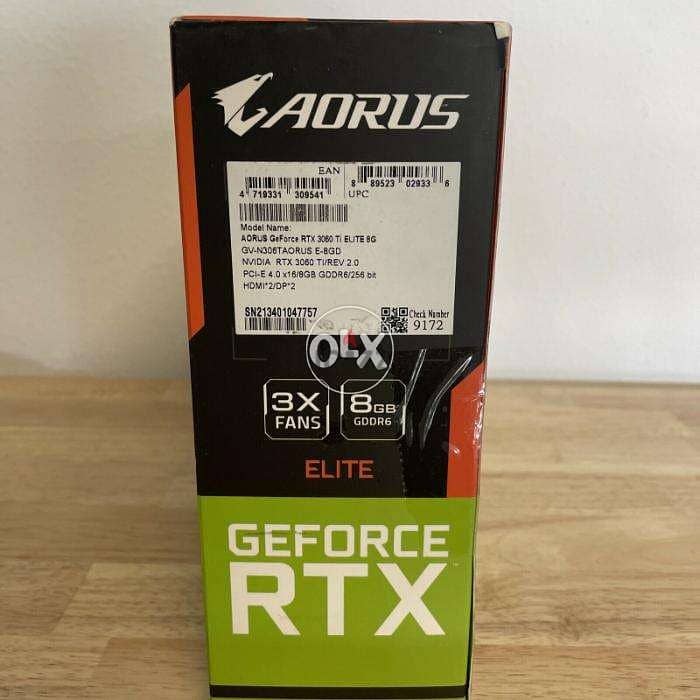 NEW Gigabyte - Nvidia GeForce RTX 3060 Ti Aorus Eagle 8G 1