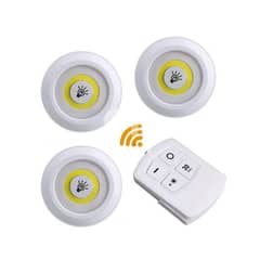 LED LIGHT WITH REMOTE CONTROL SET OF 3 0