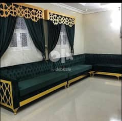 Upholstery shop " New sofa ' majlis curtain making & Repair 0