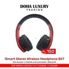 iSmart Stereo Wireless Headphones BX7 0