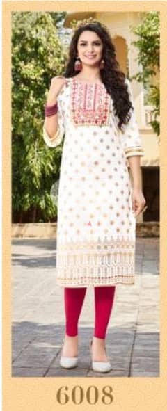 Ladies cotton Kurti, Salwar Suits Sets, Cotton,Georgette, Printed, 0