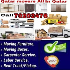 Qatar Movers All In Qatar House moving and Shifting service  70202476