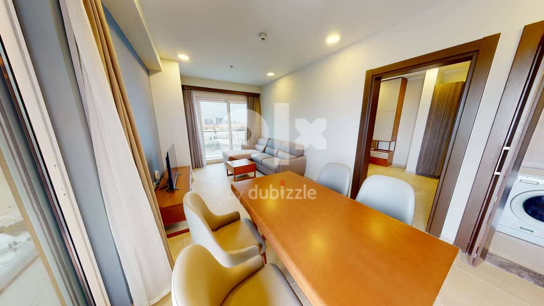 Brand new furnished 1-bed apartment in Erkyah, Lusail 2