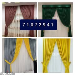 Al Madina Curtains and fitting available