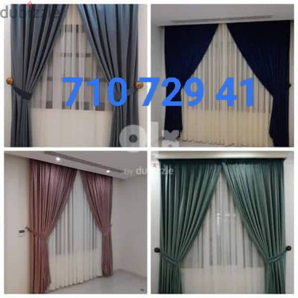 We making best quality curtains blackout also fitting repair service 0