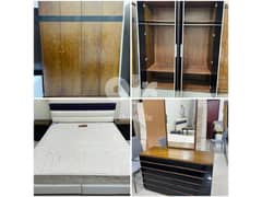 Good condition bedroom set for sale at low price 0