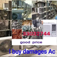 I buy damage not working AC and copper pipe. I give good 0