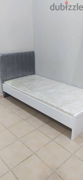 Single Bed Frame With Mattress for sale 4