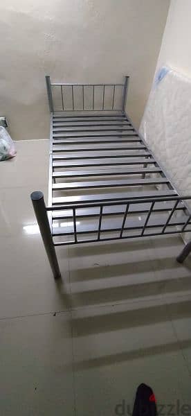 Single Bed Frame With Mattress for sale 7