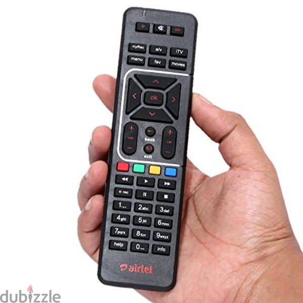 Airtel reciver remote 0
