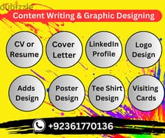 Professional Content writing and Graphic Designing 0