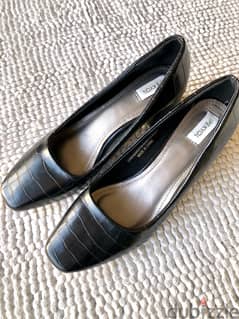 IPEKYOL black leather shoe, size EU 40 / UK 7.5 / US 9.5 0