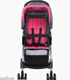 juniors stroller pink colour 0