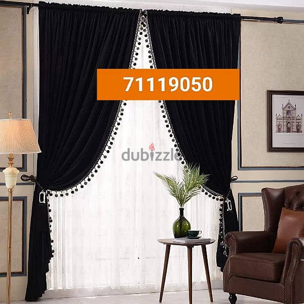 We making new curtain with fitting available 0