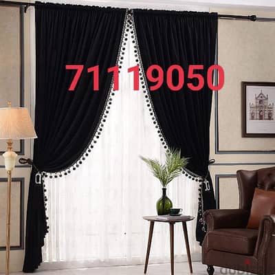 We Make All kinds of New Curtains " Roller " Blackout '