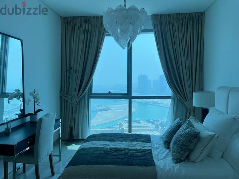 For rent a furnished apartment in Zigzag Tower 2 Room 15