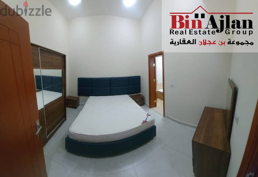 For rent apartments fully furnished building in Montazah 2BHK 5