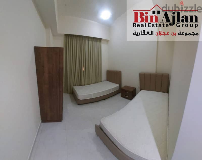 For rent apartments fully furnished building in Montazah 2BHK 8