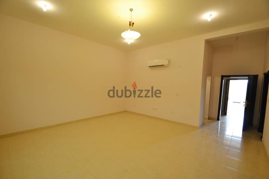 2-bed unfurnished ground floor apartment in Um Salal Ali 7