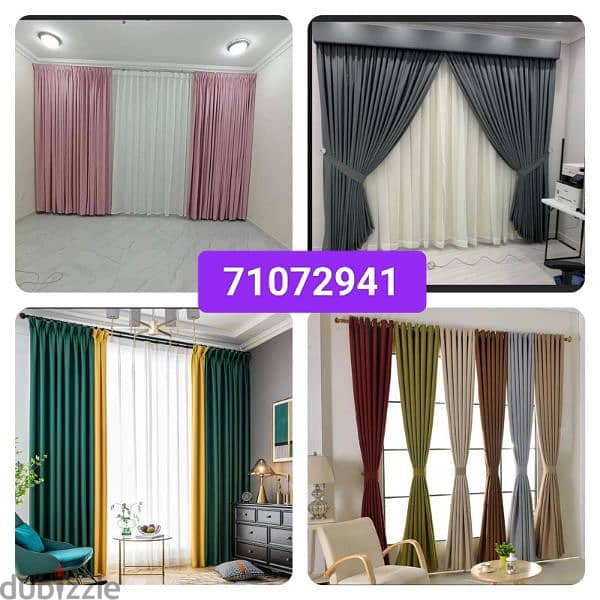 Curtains and Roller and blind and making new fixing 0