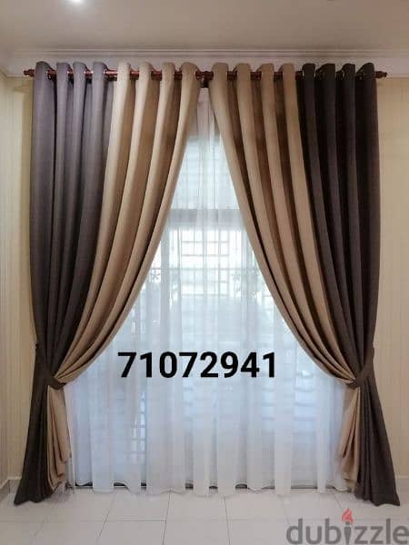 We Make All kinds of New Curtains " Roller " Blackout 'with fitting 0